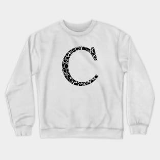 C Filled - Typography Crewneck Sweatshirt